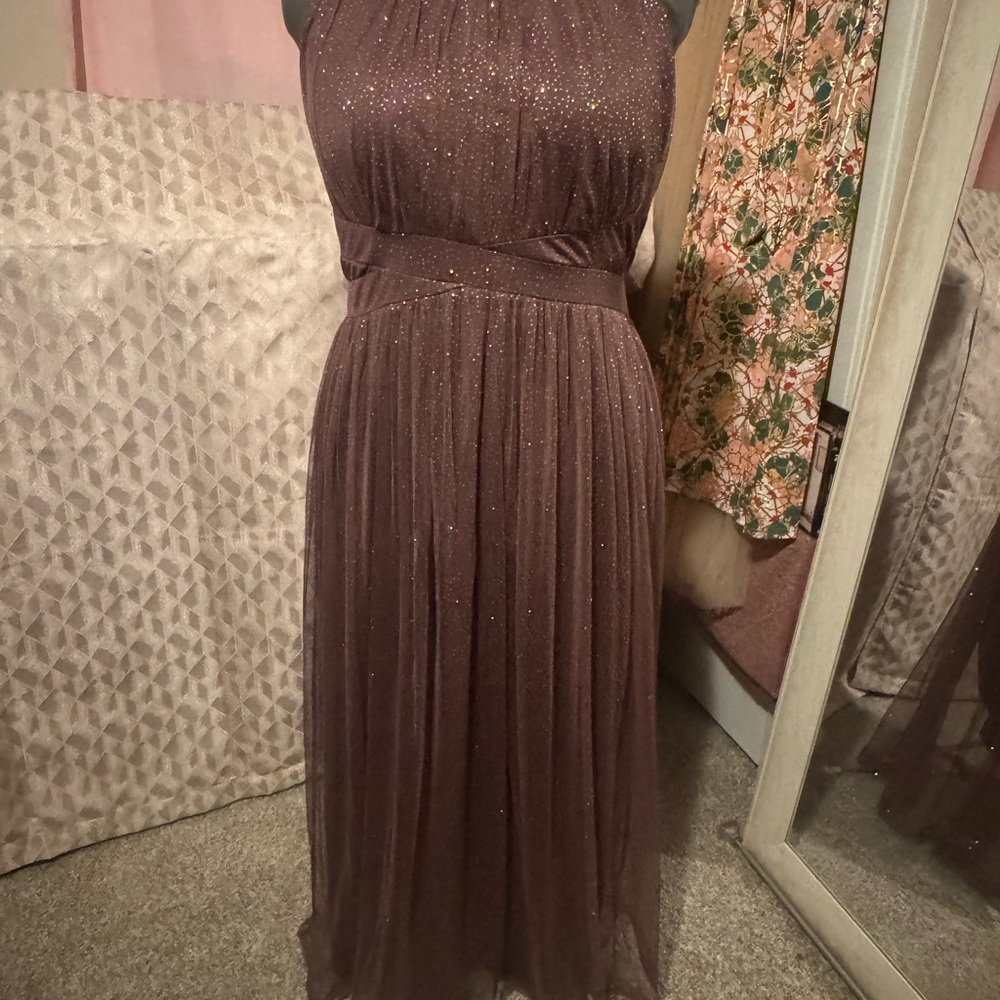 Elegant Purple Evening Gown